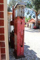 Early Gilbert and Barker Double Manual Petrol Pump