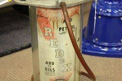 Early Glass Cylinder RedEx Oil Dispenser