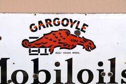 Early Mobiloils and Greases Enamel Sign 