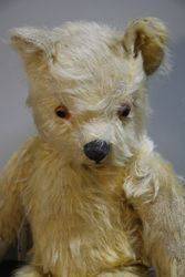 Early Pedigree Plush Bear Jointed Body With Growler 