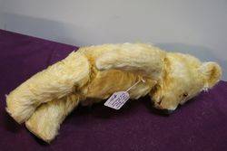 Early Pedigree Plush Bear Jointed Body With Growler 