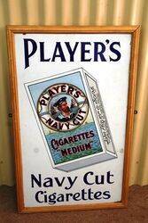 Early Players Hero Navy Cut Cigarettes Pictorial Enamel Sign 