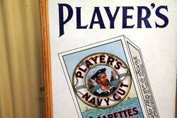Early Players Hero Navy Cut Cigarettes Pictorial Enamel Sign 
