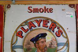 Early Players Navy Cut Pictorial Enamel Sign 