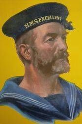 Early Players Please Yellow Ground Enamel Sign