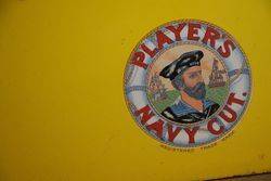 Early Players Please Yellow Ground Enamel Sign