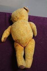 Early Plush Bear Jointed Body With Growler  