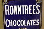 Early Rountrees  Chocolates + Pastilles Enamel Sign