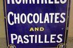 Early Rountrees  Chocolates + Pastilles Enamel Sign