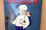 Early Ruger Pictorial Enamel Advertising Sign 