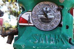 Early Satam Birdcage Manual Petrol Pump