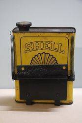 Early Shell Tin With Basket Carrier