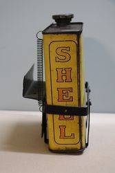 Early Shell Tin With Basket Carrier