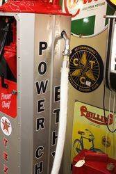 Early Siam Manual Petrol  Pump in Texaco Livery