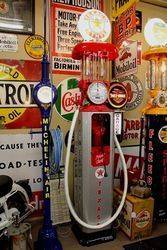 Early Siam Manual Petrol  Pump in Texaco Livery