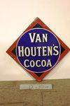 Early Van Houtens Cocoa Enamel Sign