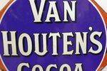 Early Van Houtens Cocoa Enamel Sign