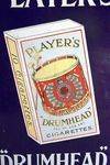 Early Vintage Players Drumhead Cigarettes Enamel Sign