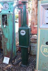 Early Wayne One Gallon Hand Operated Petrol Pump