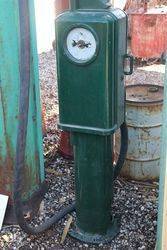 Early Wayne One Gallon Hand Operated Petrol Pump