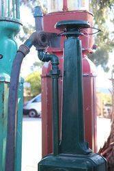 Early Wayne One Gallon Hand Operated Petrol Pump