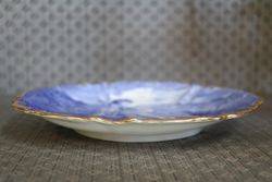Early a Flow Blue Plate C1890