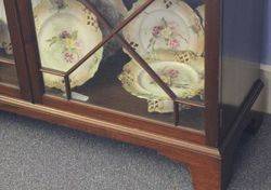 Edwardian 2 Door Mahogany Small Bookcase