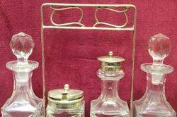 Edwardian 4Bottle Cruet c1900