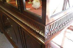 Edwardian Pair of Mahogany Display Cabinets