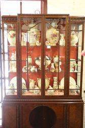 Edwardian Pair of Mahogany Display Cabinets
