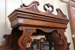 Edwardian Walnut Mirror Back Sideboard