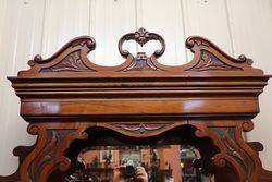 Edwardian Walnut Mirror Back Sideboard