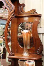 Edwardian Walnut Mirror Back Sideboard