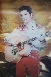 Elvis Presley Vintage 1970s Love Me Tender 3D Lenticular 