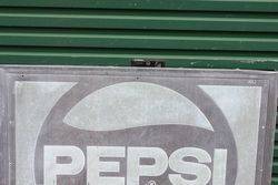 Embossed Pepsi tin Advertising Sign