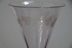England 19th Century Trumpet Bowl Drinking Glass 