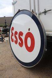 Esso Double Side Enamel Advertising Sign 