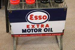 Esso Double Sided 8 Oil Bottle Rack