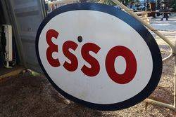 Esso Double Sided Enamel Advertising Sign 