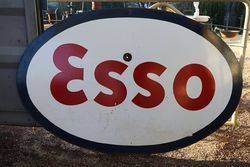 Esso Double Sided Enamel Advertising Sign 