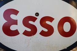 Esso Double Sided Enamel Advertising Sign 