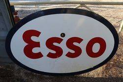 Esso Double Sided Enamel Advertising Sign 
