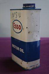 Esso One Quart Motor Oil Tin 