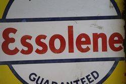 Essolena Pure Petrol Doubled Sided Enamel Advertising Sign 