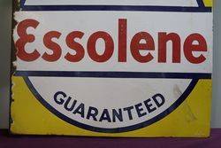 Essolena Pure Petrol Doubled Sided Enamel Advertising Sign 