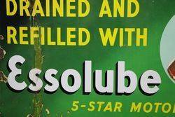 Essolube Pictorial Enamel Sign