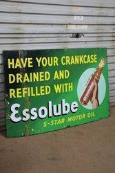 Essolube Pictorial Enamel Sign