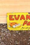 Evans Pastilles Enamel Advertising Sign