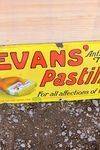 Evans Pastilles Enamel Advertising Sign