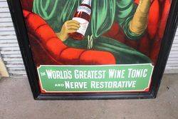 Exceptional And Rare Wincarnis Pictorial Enamel Sign
